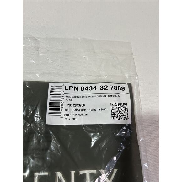 Savage x Fenty Keepsake Lace Unlined Demi Bra 32D29 - Picture 8 of 8